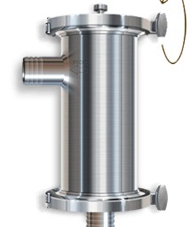 ABREX rozsdamentes acél szűrőház a nagy hatékonyságú tej szűrőkhöz (10, 5 vagy 3 mikronos)